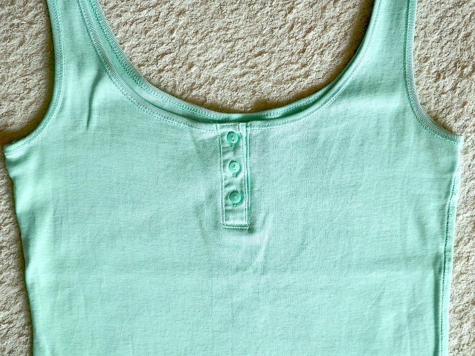 NEU: TOP, T-Shirt, Träger HELLBLAU ärmellos C&A Baumwolle, Gr. M in Potsdam