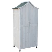 Gartenschrank SCHWUNGDACH GRAU, B 93,5 x T 56,5 x H 186,5 cm Kreis Ostholstein - Eutin Vorschau