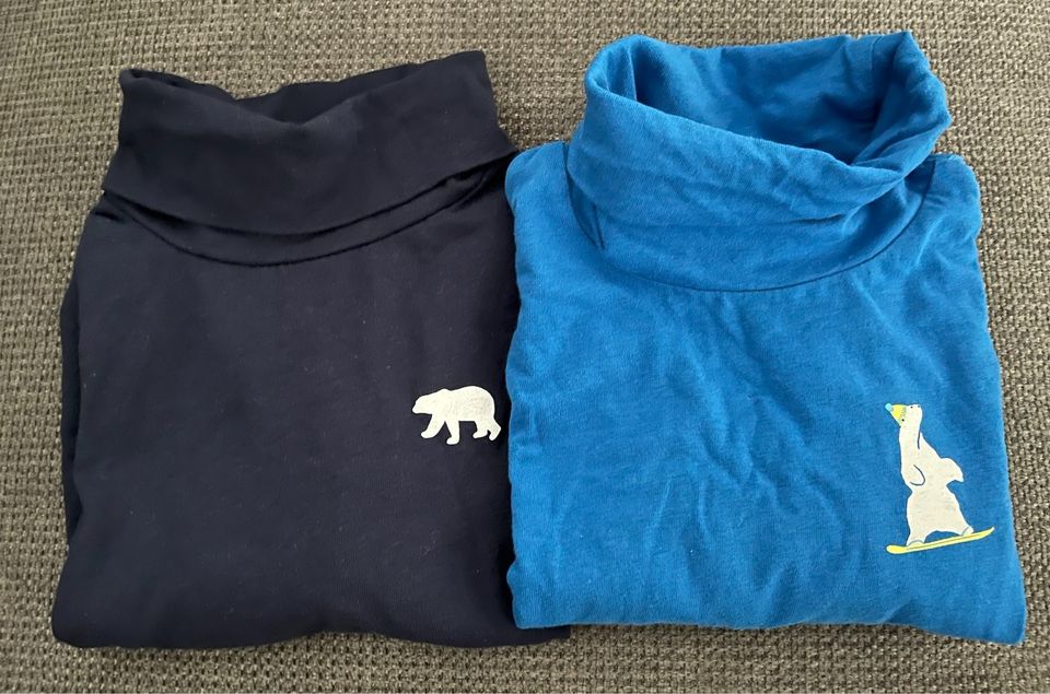 Rollkragen-Langarmshirts Gr. 86/92 wie neu Set 5€ in Ulm