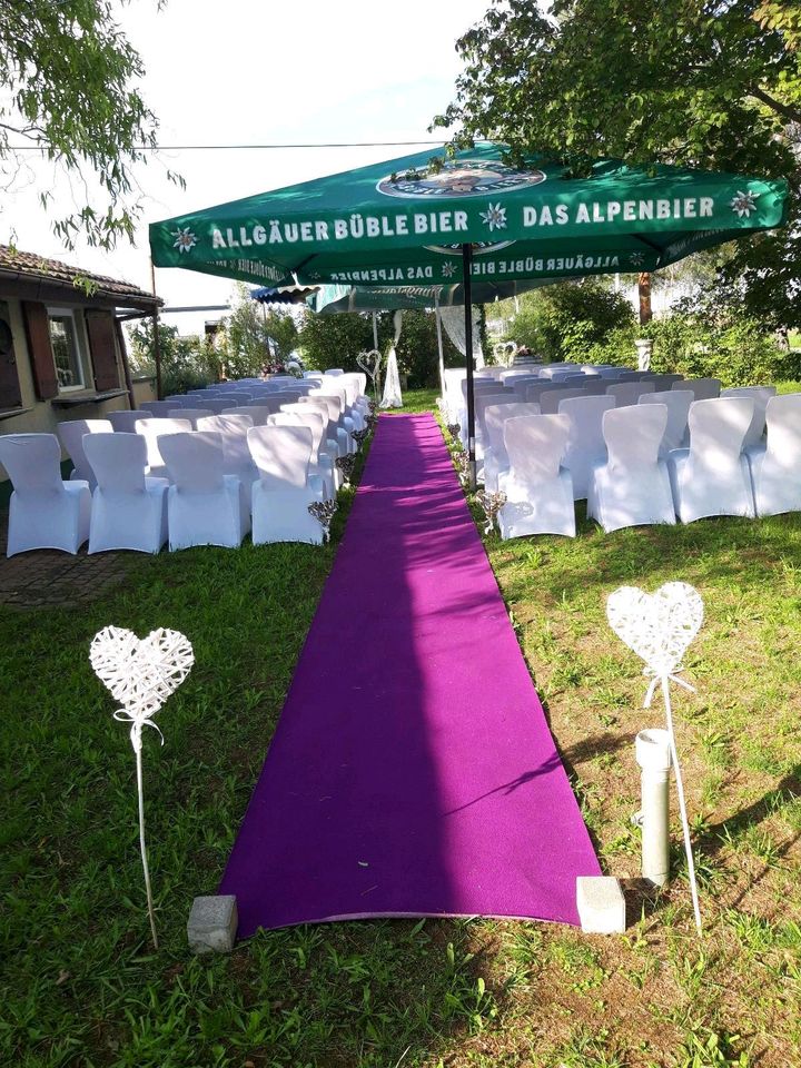 Langer Teppich Läufer Hochzeit lila in Hettenleidelheim