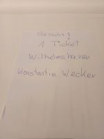 Konstantin Wecker 1 Ticket Niedersachsen - Wilhelmshaven Vorschau