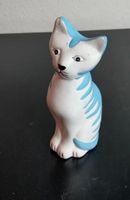 Deko Katze weiß blau Keramik Nippes 6,5x6,5x15cm 150g Altona - Hamburg Bahrenfeld Vorschau