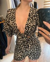 SheIn XS Jumpsuit Playsuit Kleid Leo Print Animal Sommer Nordrhein-Westfalen - Kaarst Vorschau