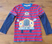 Minoti Pullover 2 in 1 98 104 Langarmshirt Taxi Pulli Auto Ringel Schleswig-Holstein - Itzehoe Vorschau