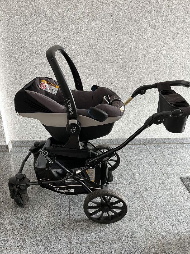 Komplettset Kinderwagen Emmaljunga inkl. Maxi Cosi in Filderstadt