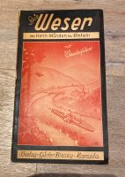 Die Weser Karte mit Wanderführer 1950 Nordrhein-Westfalen - Solingen Vorschau