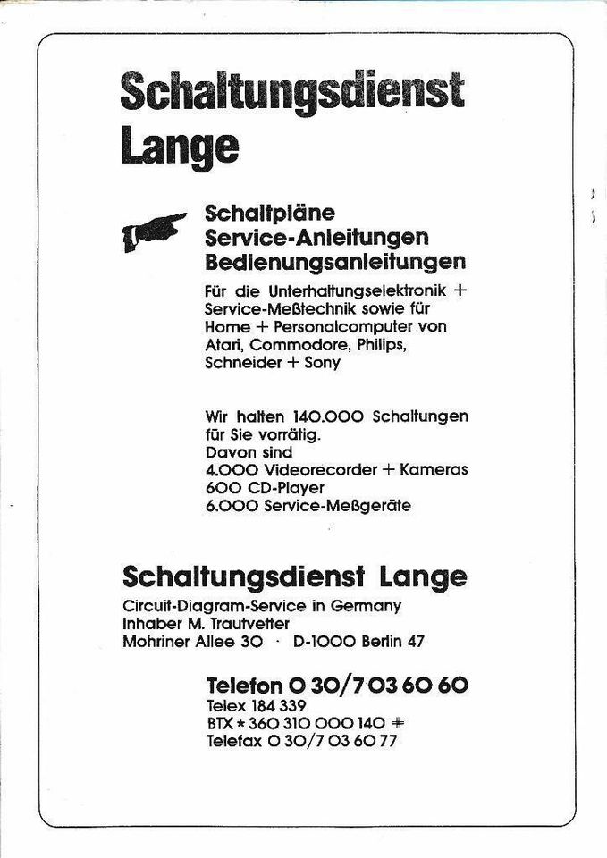 Service Manual Anleitung Philips Auto Kassetten Radio m. Versand in Burg