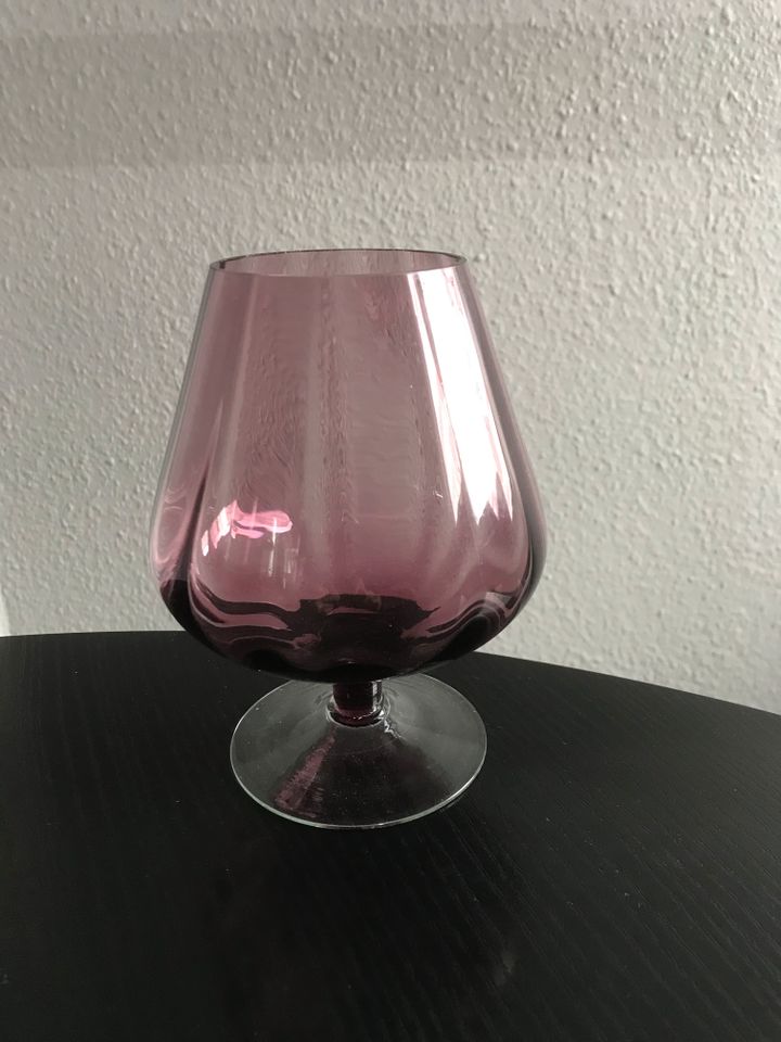 Lauscha Thüringer Glas Handarbeit Vasen 3 Stück in Neugersdorf