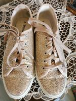 Tamaris Sneaker 39 beige gold Glitzer Nordrhein-Westfalen - Bottrop Vorschau