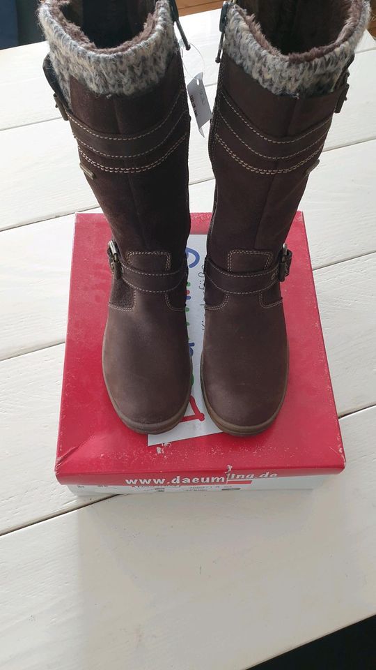 Däumling Winter Stiefel gefüttert Kinder Größe 33 Neu Schmal in Neuwied