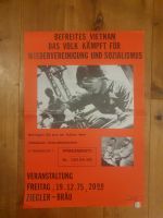 Plakat Vietnam-Solidarität Heidelberg Original 1975, 62 x 43 cm Baden-Württemberg - Neckargemünd Vorschau
