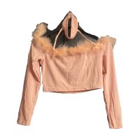 Rosa Cropped Shirt Hessen - Oestrich-Winkel Vorschau