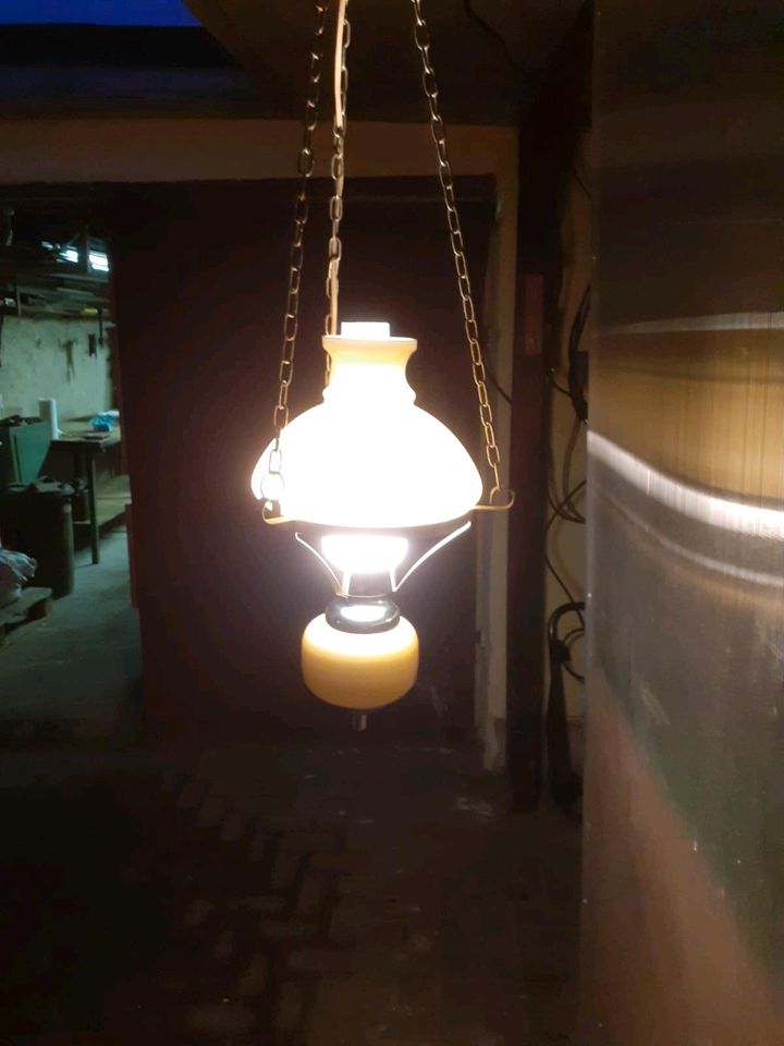 DDR Deckenlampe vintage 80iger Jahre Kamasit Silistra in Holzweißig