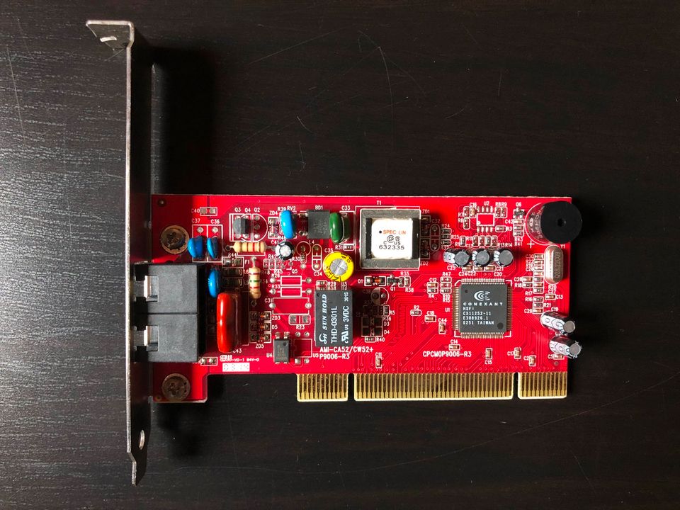 : Anubis Typhoon Quick Com 56K V92 Modem PCI-Karte, Modemkarte : in Orsingen-Nenzingen