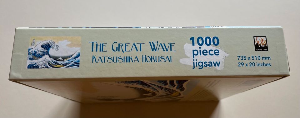 1000 Teile Puzzle "THE GREAT WAVE KATSUSHIKA HOKUSAI" in Bremen