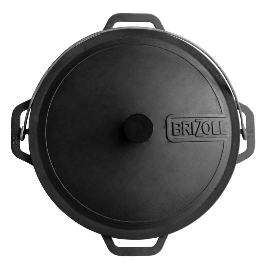 Kasan 6-15 L mit Deckel aus Gusseisen, Schwenktopf, Campingtopf in Ratingen