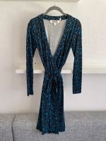 Diane von Fürstenberg Kleid Gr. 0 schwarz blau Seide Hamburg - Wandsbek Vorschau