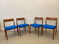 * 4 x ESSZIMMERSTÜHLE TEAK STUHL NIELS MÖLLER MODELL 77 DANISH Berlin - Charlottenburg Vorschau