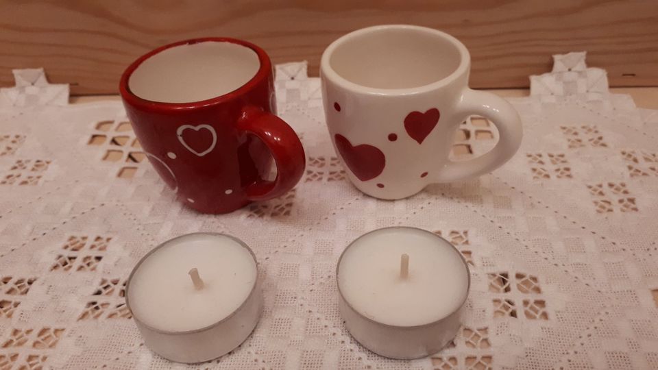 Teelichthalter, Becher, Valentine Geschenk, Adventskalender LOVE in Hamburg