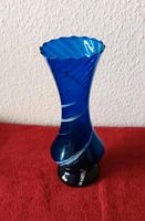 blaue Glasvase Blumenvase Stuttgart - Wangen Vorschau