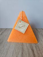Große Kerze Rustic orange..Pyramide..Deko..unbenutzt Bayern - Rödental Vorschau