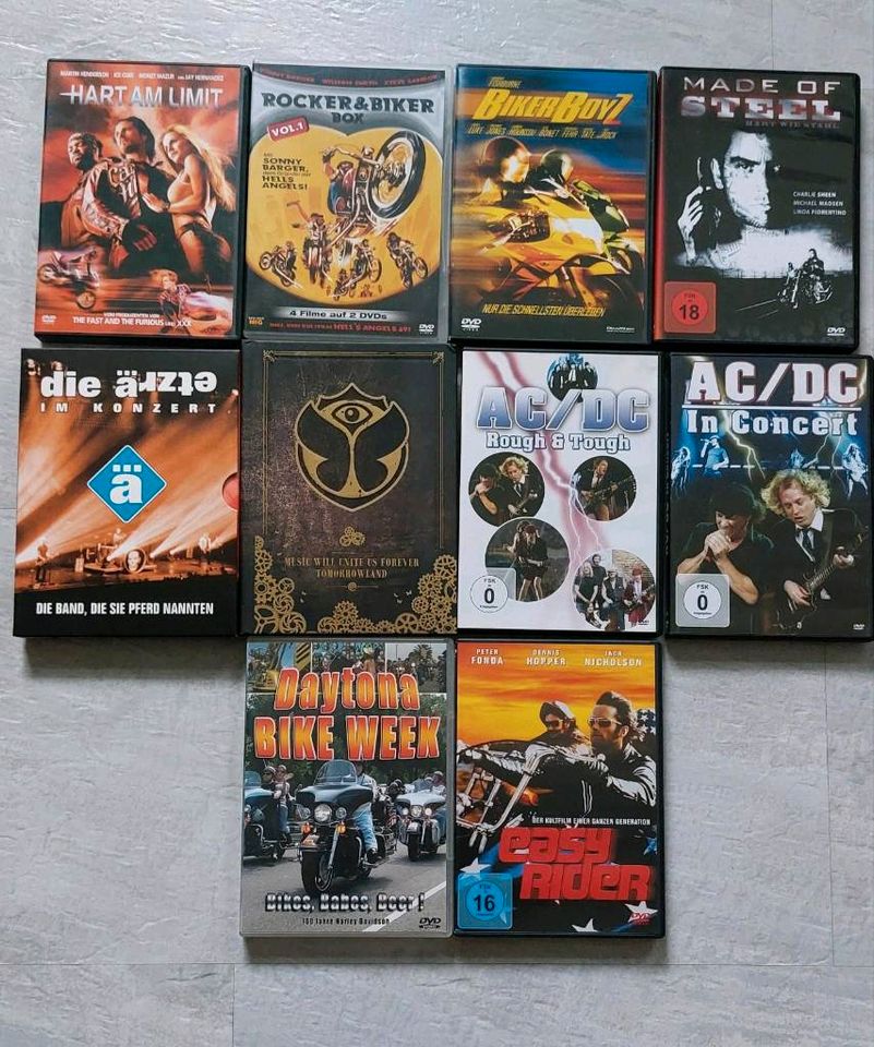 DVD Sammlung Filme Rock Pop Konzert in Röbel