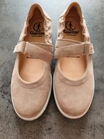 Ganter Ballerinas 4 ½ G, beige Riemchenballerinas Hessen - Ebersburg Vorschau