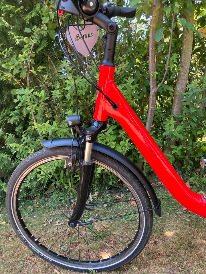 Kalkhoff Agattu Advance 3.B 26" rot/schwarz  RH 45 eBike in Darmstadt