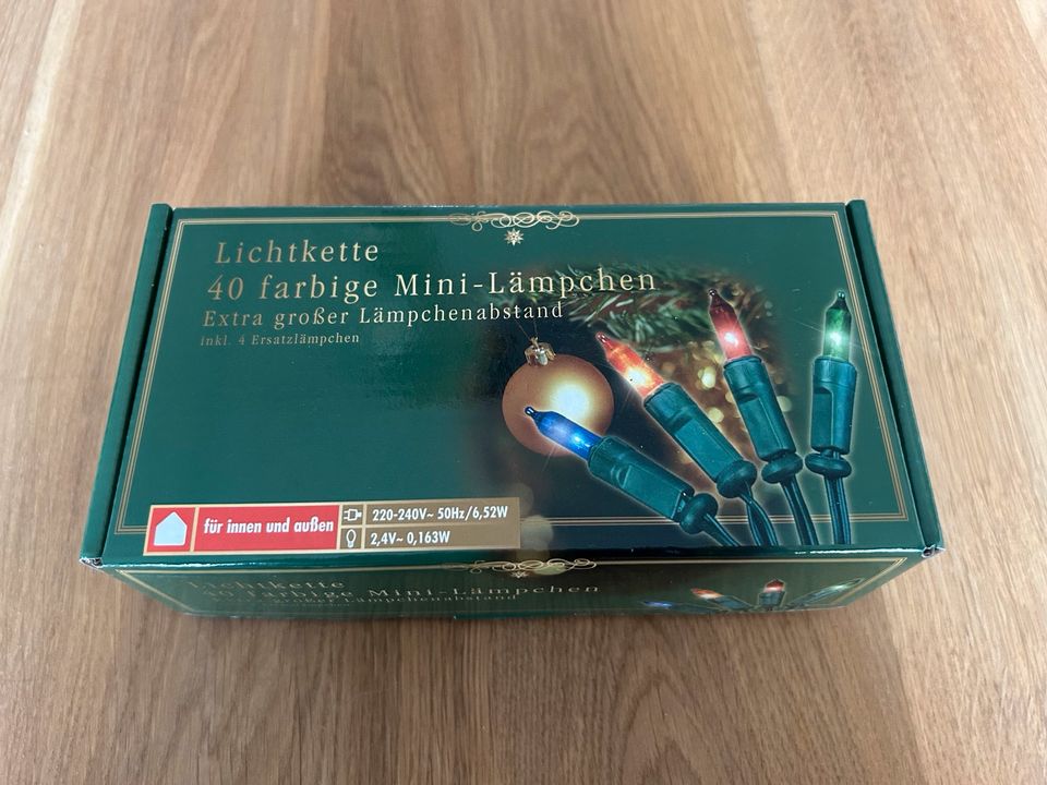 Lichterkette Christbaum / Lichtkette 40 Lämpchen in Mainaschaff