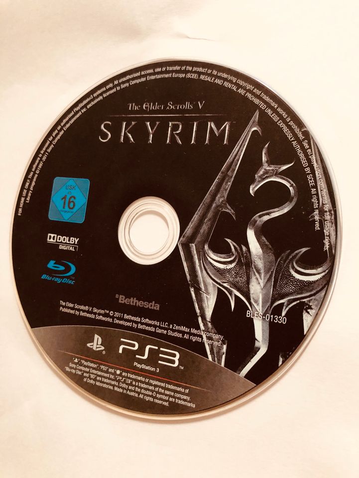 The Elder Scrolls V: Skyrim ps3 Spiel in Lochhausen