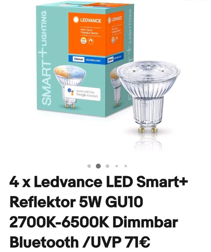 Ledvance LED Leuchtmittel Neu Reflektor Smart+ GU10 dimmbar 5W NP in Leipzig