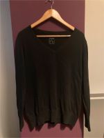 Schwarzer Basic Pullover Gr. L V-Ausschnitt figurbetont Nordrhein-Westfalen - Bedburg-Hau Vorschau