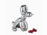 ADM Skulptur Harz "sitzender Ballon Hund mit Knochen" 30cm Kunst Nordrhein-Westfalen - Horstmar Vorschau