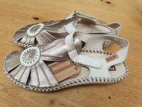 Leder- Sandaletten beige- goldglitzernd, Gr. 36, von Pikolinos Bayern - Sankt Wolfgang Vorschau