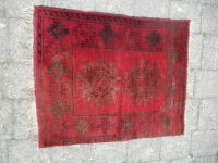 Alter Antiker Teppich Afghane Ersari 85x70 cm Rot Schwarz Baden-Württemberg - Baindt Vorschau