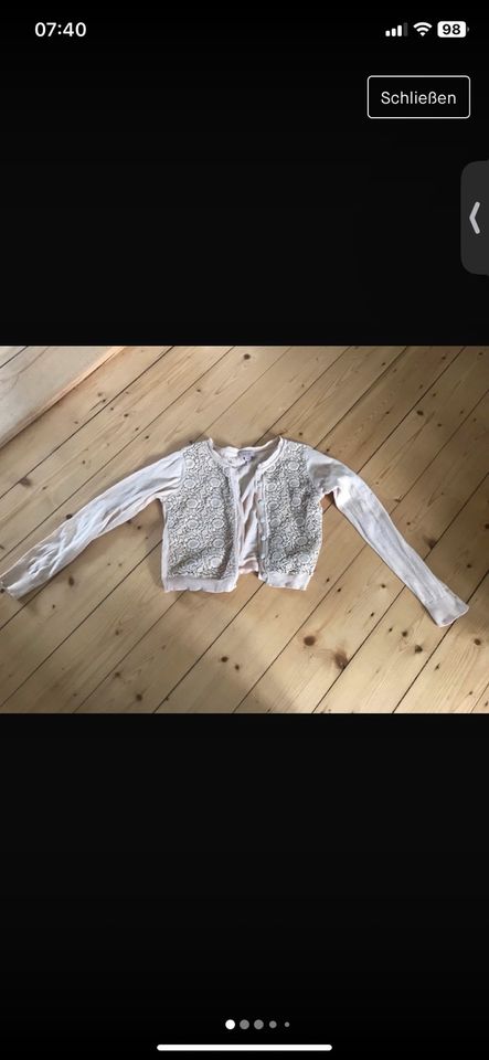 Noa Noa miniature 128 8Y Strickjacke Hemd Pulli rosa rose Kind in Hannover