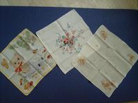 3 Taschentücher Baumwolle DDR Katze Blumen... zus. 1 Euro + Vers Sachsen - Stauchitz Vorschau