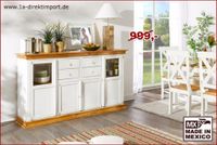 MEXICO Highboard Sideboard Schrank, Pinie massiv, weiß, Shabby Dortmund - Hörde Vorschau