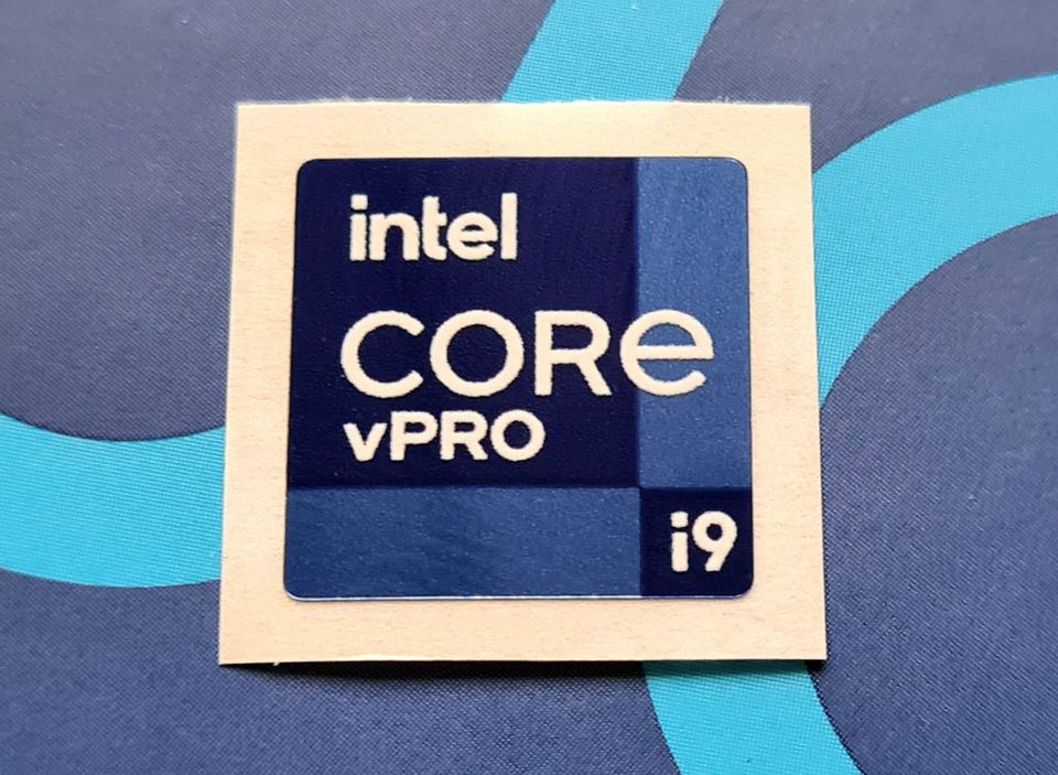 ORIGINAL Intel Core i9 vPRO Aufkleber Sticker Gehäuse PC Laptop in Chemnitz