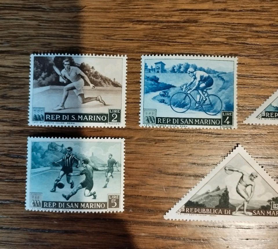 Briefmarken..San Marino..Sport in Wesseling