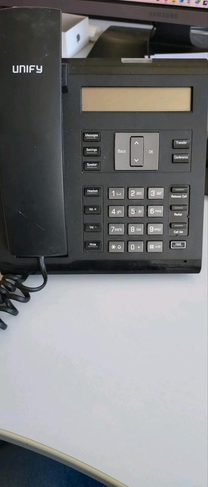 Unify OpenScape Desk Phone IP 35G HFA Systemtelefon Schwarz in Rechenberg-Bienenmühle