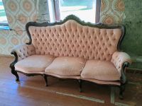 Antik Biedermeier Sofa mit Sessel und Couchtisch  Polster Niedersachsen - Bruchhausen-Vilsen Vorschau