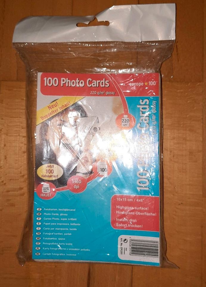 Neu! OVP! 100 Fotokarten Photocards 10x15cm Hochglanz Fotodruck in Mettlach