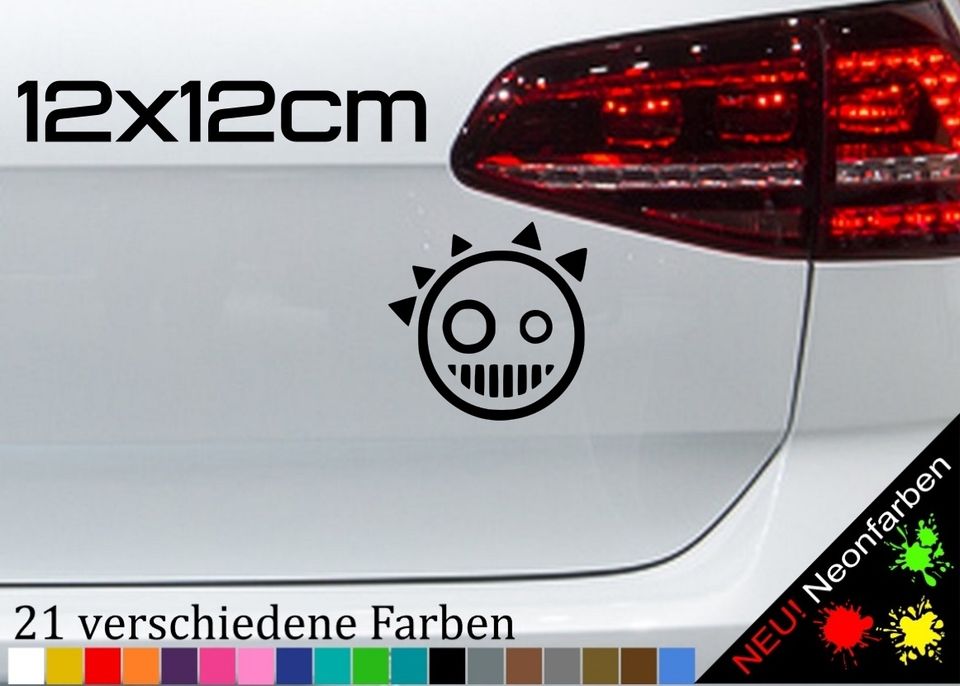 Technohead Raver Sticker EDM Crazy Emoji Lustig Musik JDM House F in Weiden (Oberpfalz)