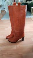 Echtleder Stiefel 40 Damen Cognac Stuttgart - Stuttgart-Ost Vorschau