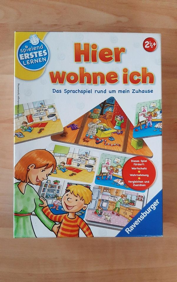 Spiel "Hier wohne ich" (von Ravensburger, ab 2,5 Jahren) in Surwold