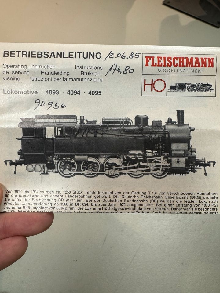 Fleischmann Lok 4093 in Berlin
