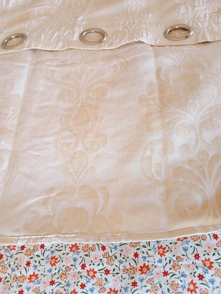 OESENSCHAL NEU SCHLAUFENSCHAL GARDINENSCHAL beige creme Rokoko in Haldensleben