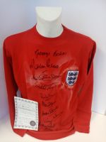 England Replika Trikot WM 1966 9x signiert Autogramm COA L / XL Nordrhein-Westfalen - Lünen Vorschau