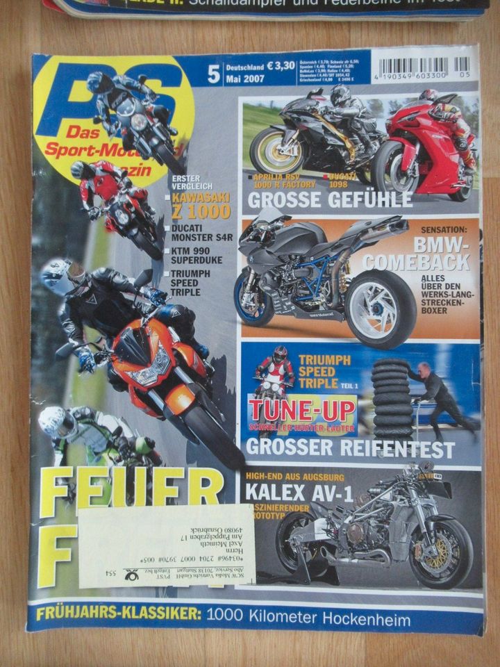 Zeitschrift PS Das Sport-Motorrad Magazin Jahrgang 2007 komplett in Köln -  Ehrenfeld | eBay Kleinanzeigen ist jetzt Kleinanzeigen